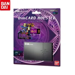 Bandai – boîte de rangement de Bracelet Digimon Adventure, boîte de rangement de carte de données Wizarmon DIM, carte de jeu, jouet, cadeau 