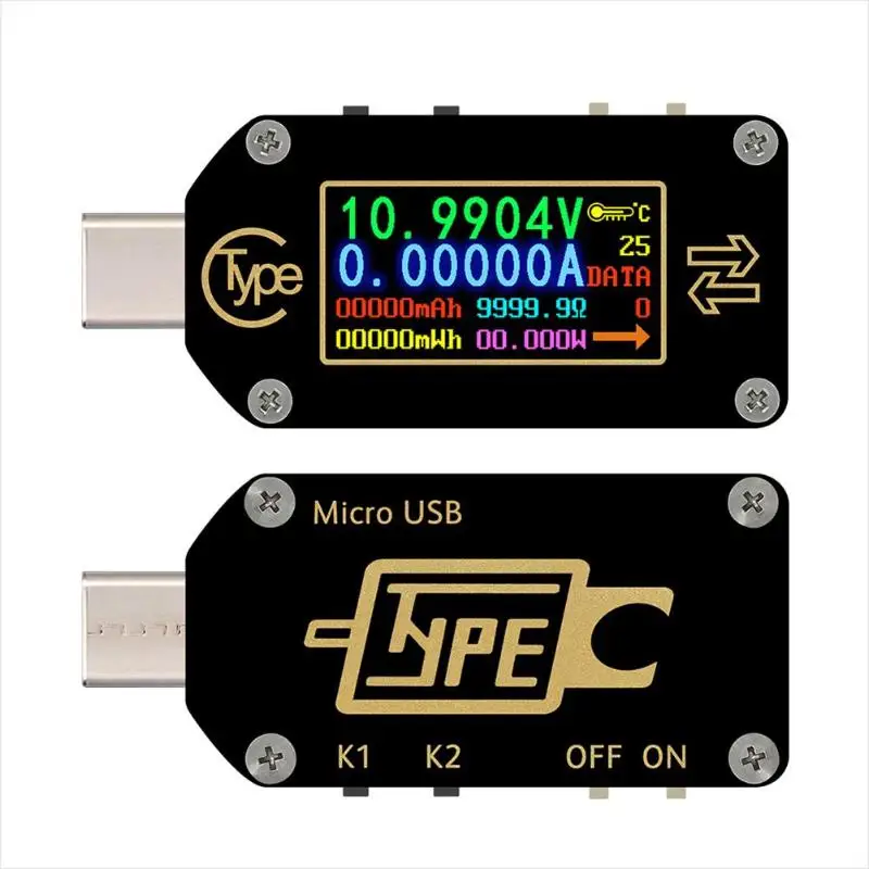 Тип-c PD триггер USB-C Вольтметр Амперметр Напряжение измеритель тока мультиметр PD зарядное устройство батарея USB тестер и инструменты USB Тестер