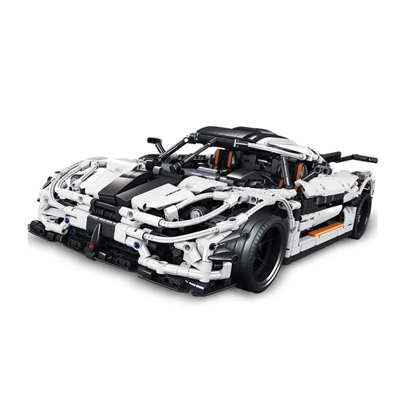 Новые модели Lepinblocks 23002 MOC-4789, Koenigsegg One: 1, строительные блоки, кирпичи, развивающие игрушки, подарки на Рождество для детей