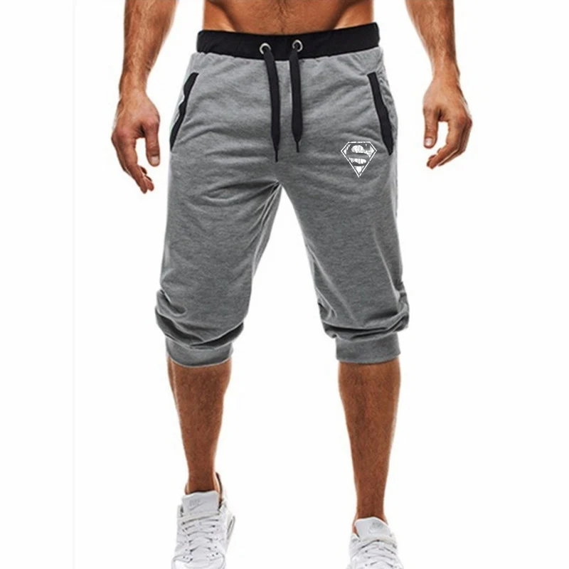 2019 New Fitness short jogging casual workout clothes men's 3XL shorts summer new fashion men's casual men's knee long shorts