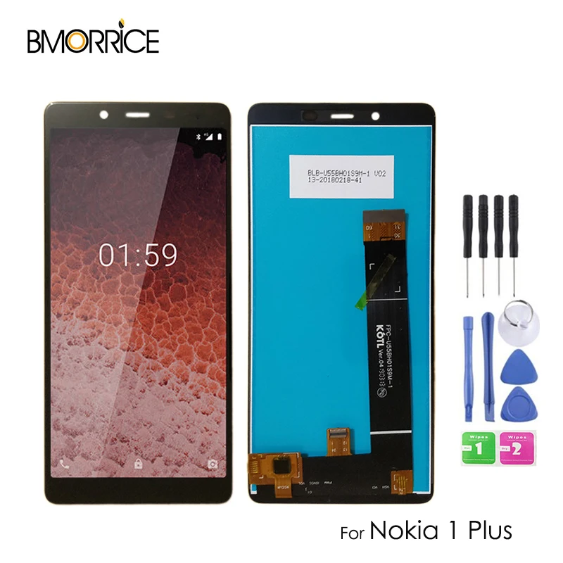 

5.45'' LCD For Nokia 1 Plus LCD Display Touch Screen Digitizer Assembly TA-1130 1131 TA-1111 1123 1127 LCD Replacement