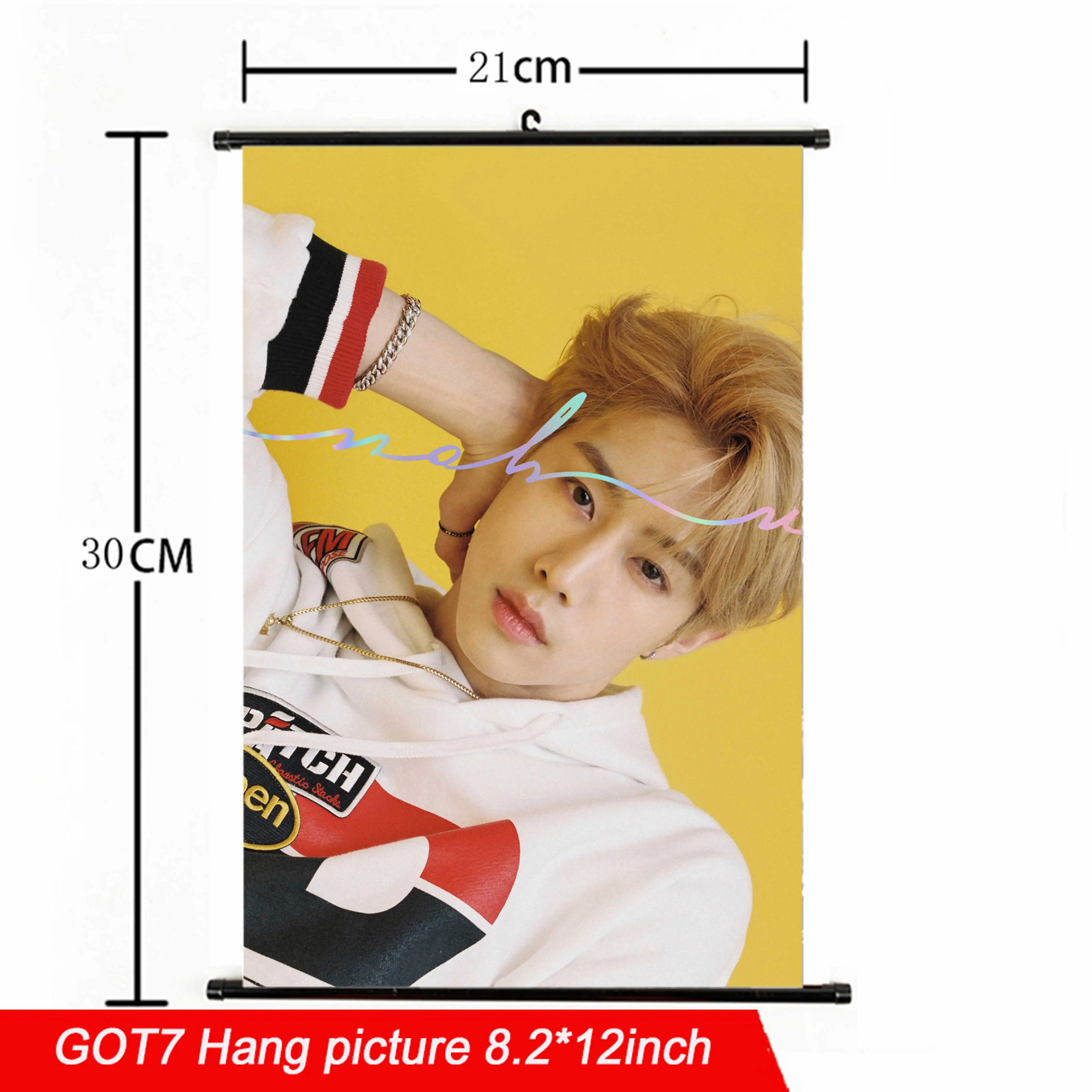 GOT7 29 21*30 см Kpop GOT7 повесить плакат ткань высокого качества глаз на вас альбом kpop GOT7 повесить изображение фото плакат для поклонников Коллекция подарков - Цвет: GOT7 29