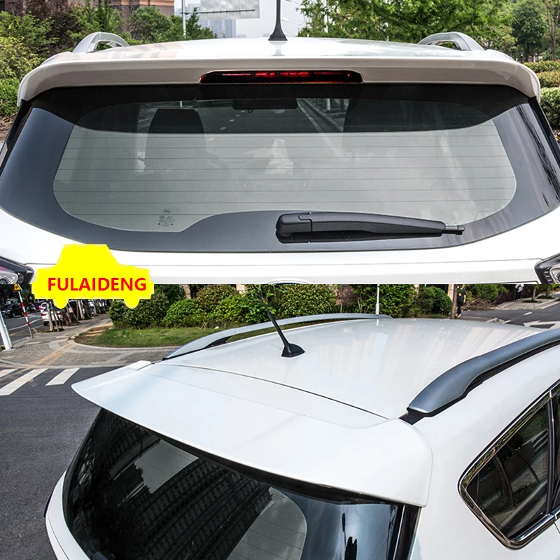 1 шт. для Ford Kuga ESCAPE 2013- Спойлер ABS Неокрашенный Авто Задние Спойлеры-крылья автомобильные аксессуары
