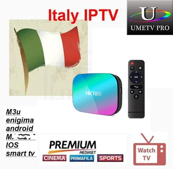 

Global Smart tv Box 8k HK1 Android 9.0 4 GB 64 GB Support WIFI 5GHZ Bluetooth usb Android with Smart ip tv Italy UK Europe Sport