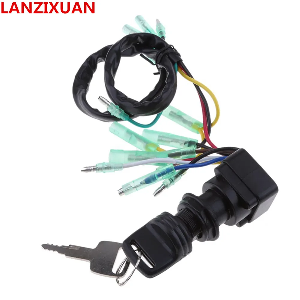 Ignition-Switch-Key-Assy-For-Yamaha-Outboard-Motor-Control-Box-703-82510-43-00_副本