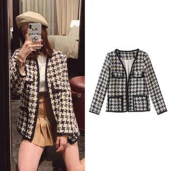 

2020 autumn winter midi length bottonless jacket for woman lady