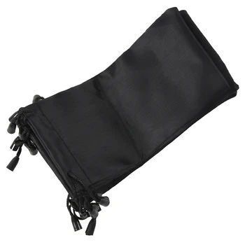 

New 10 Black Sunglasses Eyeglasses Cloth Pouch Bag 7.1x3.5" HOT