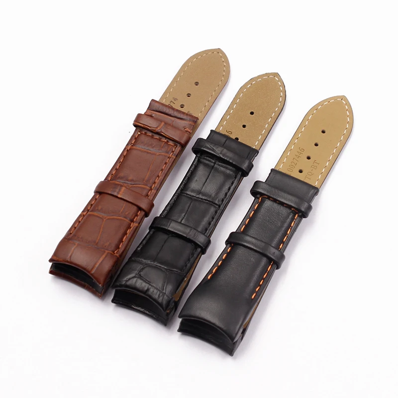 pulseira de couro t035627 t035617 t035407 t035410a pulseira de relógio masculino