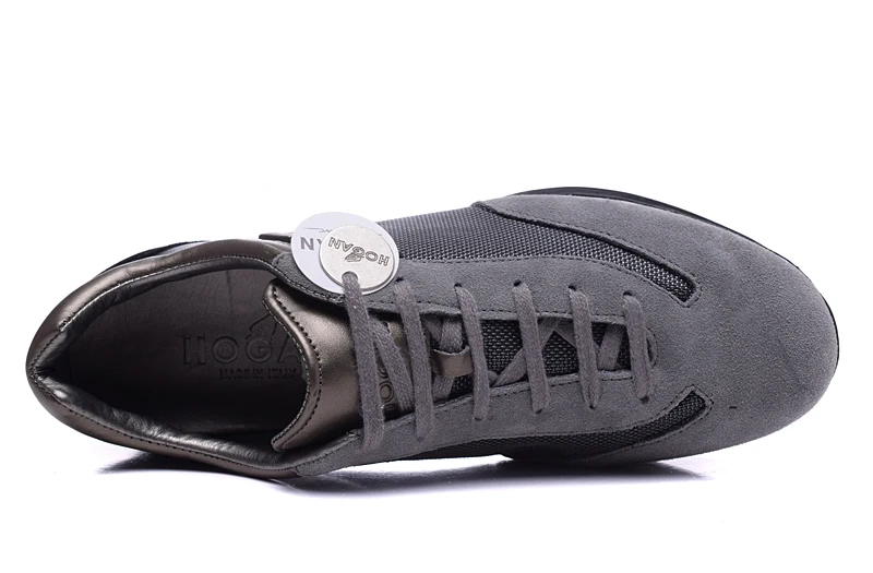 Hogan Scarpe/Лидирующий бренд; роскошные мужские кроссовки из натуральной кожи; мужская повседневная обувь из дышащего сетчатого материала; удобная прогулочная обувь