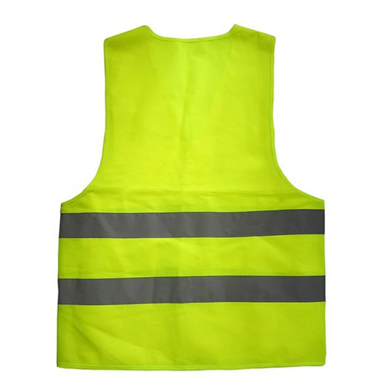 XL XXL XXXL светоотражающий флуоресцентный жилет желтого и оранжевого цвета, одежда для безопасности на открытом воздухе, для бега, проветривается, безопасная, высокая видимость