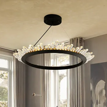 

LED Postmodern Nordic Iron Crystal LED Lamp LED Light.Pendant Lights.Pendant Lamp.Pendant light For Dinning Room Foyer