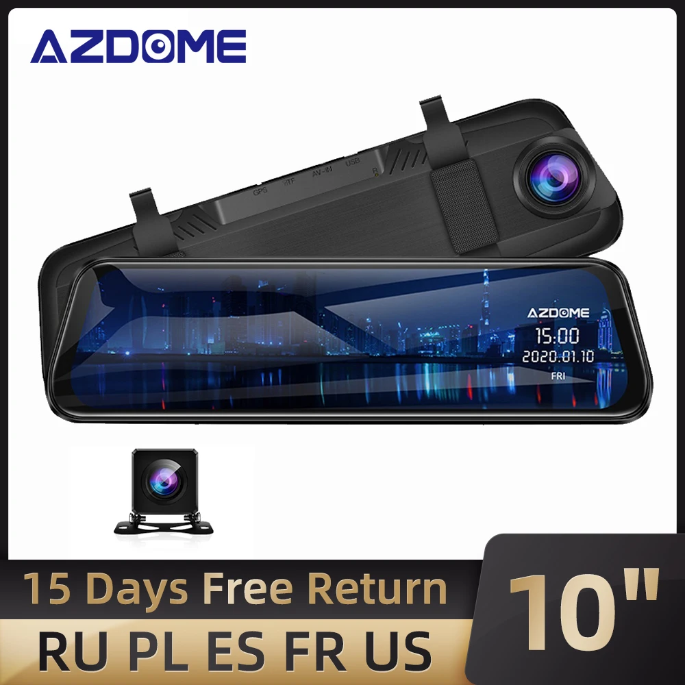 AZDOME Car Dvr Rearview 10