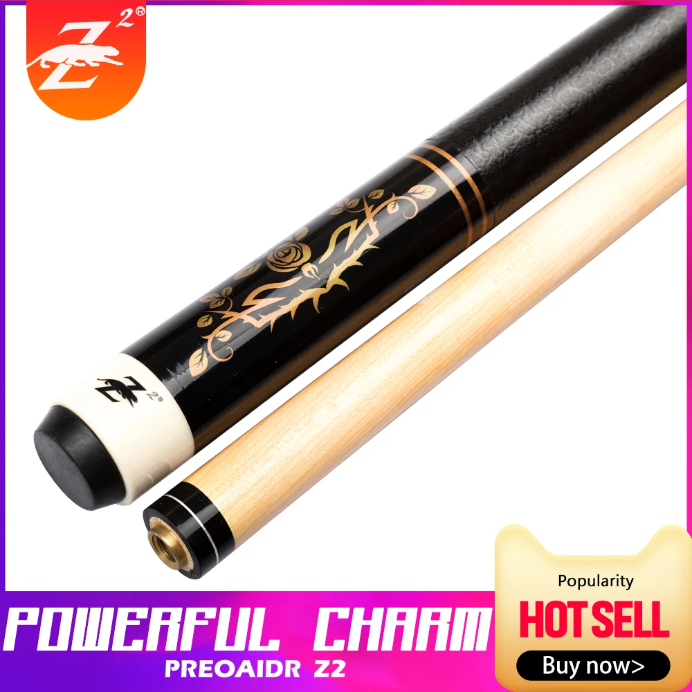 Online PREOAIDR 3142 Z2 Billard Pool Queue 11,5mm Spitze Billard Stick Kit Pool Queue Kit Ahorn 147cm Neun Ball schwarz 8 Professionelle China