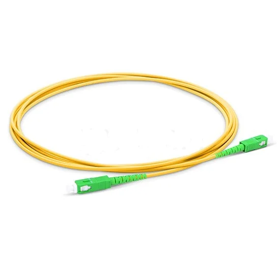 SC APC Patchcord 20m optical fiber Patch cord 2 0mm PVC G657A Fiber Jumper Simplex SM 3