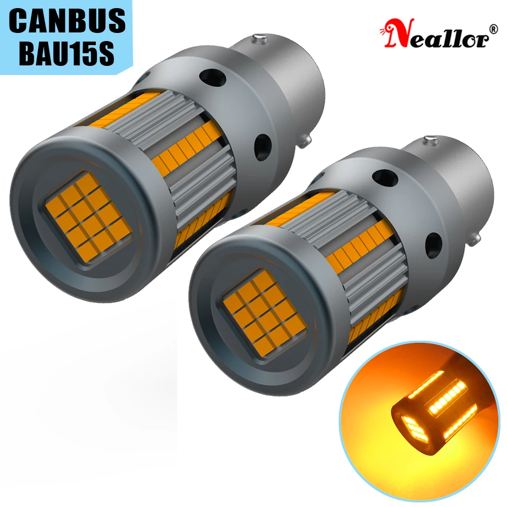 1156 P21W BA15S BAU15S PY21W T20 W21W 7440 LED Car Turn Signal Light No Error For Peugeot 307 206 308 407 207 3008 2008 406 208