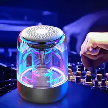 C7 Будильник беспроводной Bluetooth динамик с цветные светодиодные лампы Бестселлер Bluetooth динамик