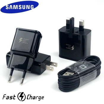 

Samsung Fast Charger Original 9V/1.67A EU/US/UK Quick Charge Adapter Usb C for Galaxy S8 S9 S10 Plus S7 Edge Note 8 9 10 A50 A60