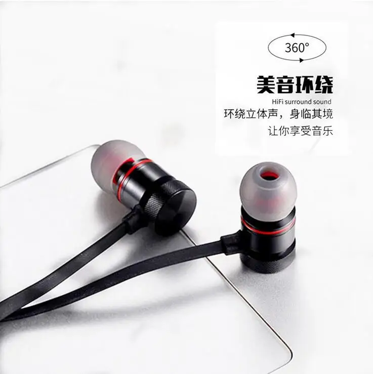 500pcs/lot Newest SGA Wireless Bluetooth Earphone Neckband Sport with Mic Earphones Handsfree Headset Earphone