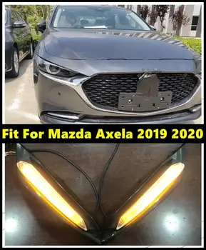 

One Pair Car Flashing Light Car Driving Lamp LED Daytime Running Light Car Turn Signal Light For For Mazda Axela 2019 2020