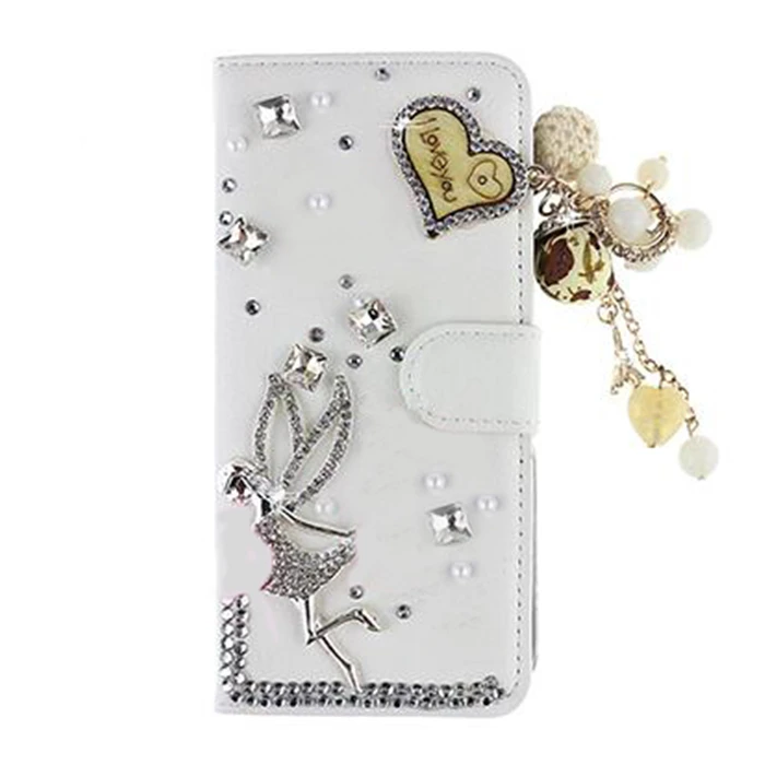 Чехол для iPhone 6S 7 8 Plus X XS MAX XR для samsung S6 S7 S8 S9 10 Note8 Note9 Bling Стразы кошелек чехол Личность Сумка Капа