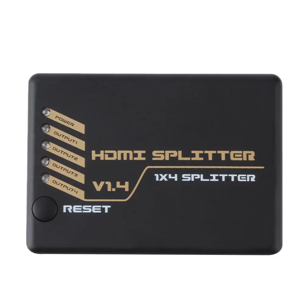 

New Original HDMI Switch Box 1 In 4 Out Video Signal Hub Switcher Splitter Amplifier 4K hot new