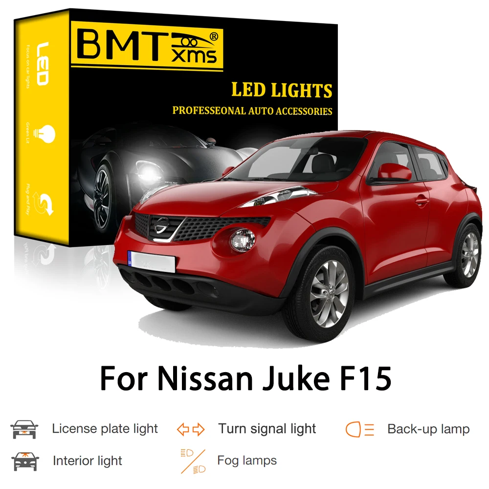 Автомобильный светодиодный фонарь BMTxms Canbus для Nissan Juke F15 2010-2015 внешний внутренний