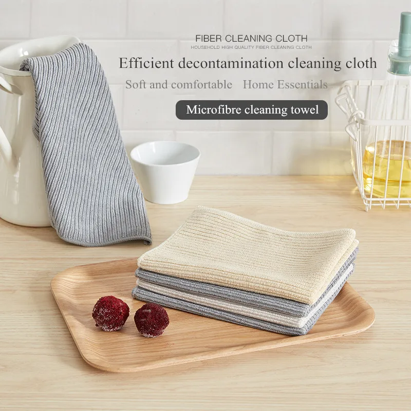 3 шт. сверхвпитывающая микрофибра кухонная ткань для посуды с высоким уровнем эффективная посуда мебель Домашнее полотенце для уборки кухонная утварь