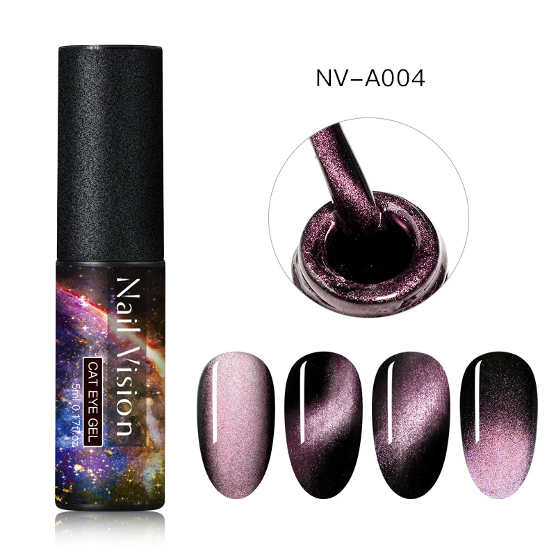 Nail Vision 7D Гель-лак для ногтей с эффектом «кошачий глаз» Хамелеон для использования с магнитом Гель-лак для Ногтей Стойкий Сияющий 5 мл замачиваемый УФ светодиодный маникюрный лак для ногтей - Цвет: HHS07647