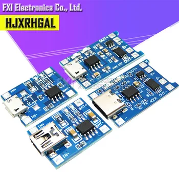 

5PCS Micro USB 5V 1A 18650 TP4056 Lithium Charger Module Charging With Dual Functions 1A Li-ion Battery protection board