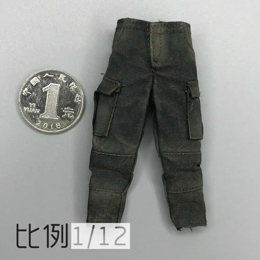

1:12 Scale Combat Pants Model for 6" Male Action Figure Doll Toys