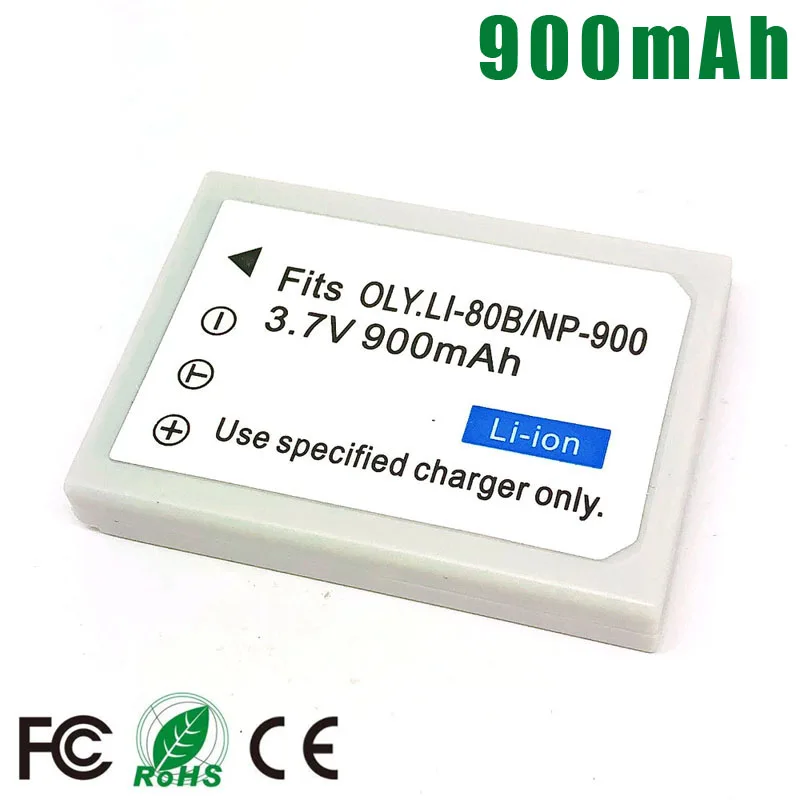 Li-80B Li ion аккумулятор 80B Li80B NP-900 NP 900 NP900 аккумулятор для Olympus T-110 T-100 T110 T100 X960 X-960 Konica Minolta Dimage E40 E50 E53