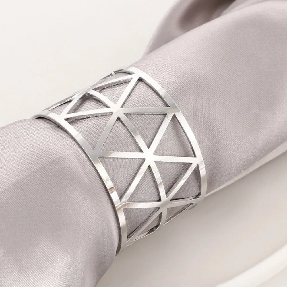 Alloy Napkin Rings Wedding Table Decoration And Accessories Dinner Table Hugging For Napkin Party Handmade Supplies Art