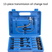 13 шт., профессиональная система заправки, универсальный адаптер для заполнения масла, набор для автомобиля, алюминиевый сплав, трансмиссионная жидкость, сменные инструменты для Ford