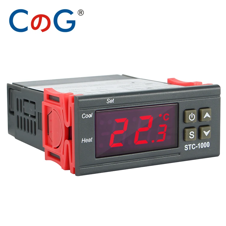 CG STC-1000 12 В 24 В 220 В цифровой регулятор температуры для инкубатора РЕЛЕ Светодиодный 10 А нагревательный охлаждающий терморегулятор Термостат