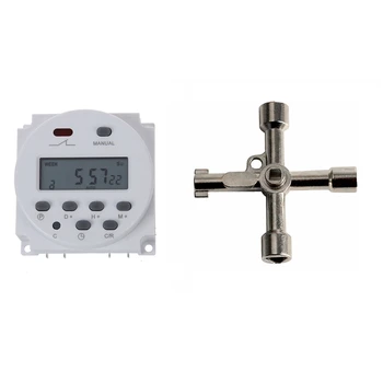 

Multifunction 4 Ways Universal Wrench Key Plumber Keys for Gas Electric Meter Cabinets Bleed Radiators & Switch, Digital, Progra
