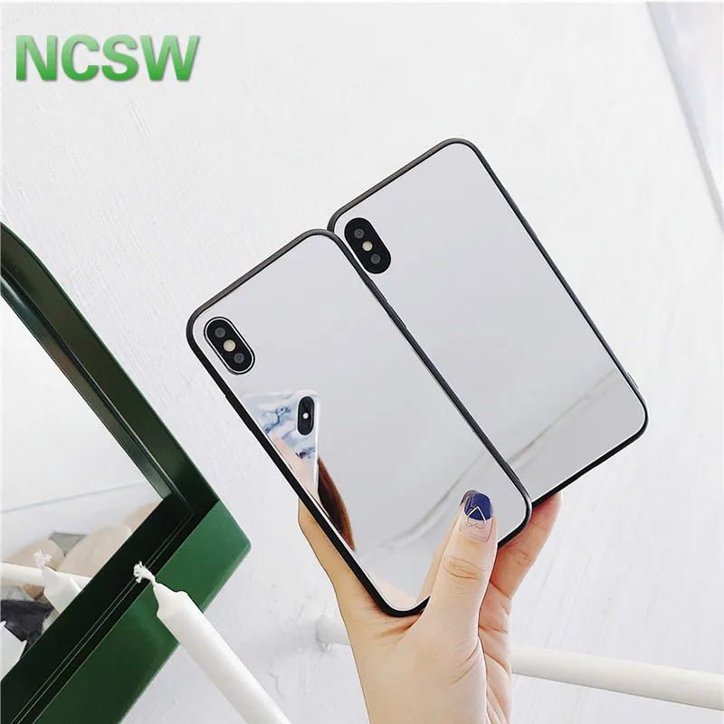 

Acrylic Cover TUP Mirror Shell For Sansung S10 S9 S10E S10plus NOTE9 8 A70 A50 A30 A6 2018 A720 A520 Plating Protective Case