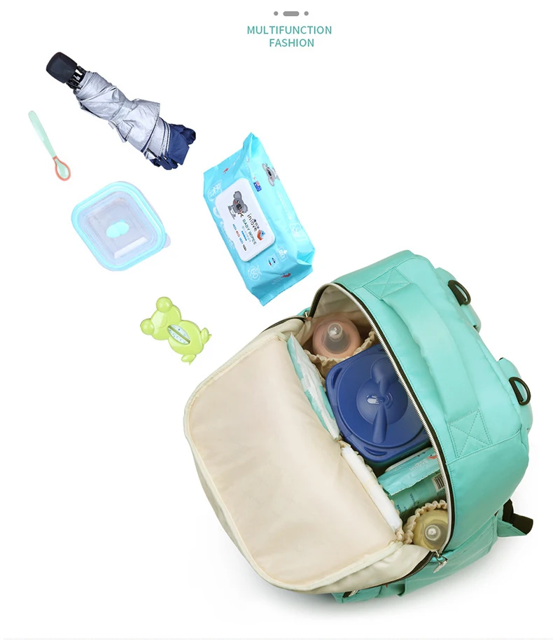 Модная сумка через плечо из водонепроницаемого нейлона Mummybag, вместительный рюкзак для мамы и ребенка, многофункциональная теплоизоляция