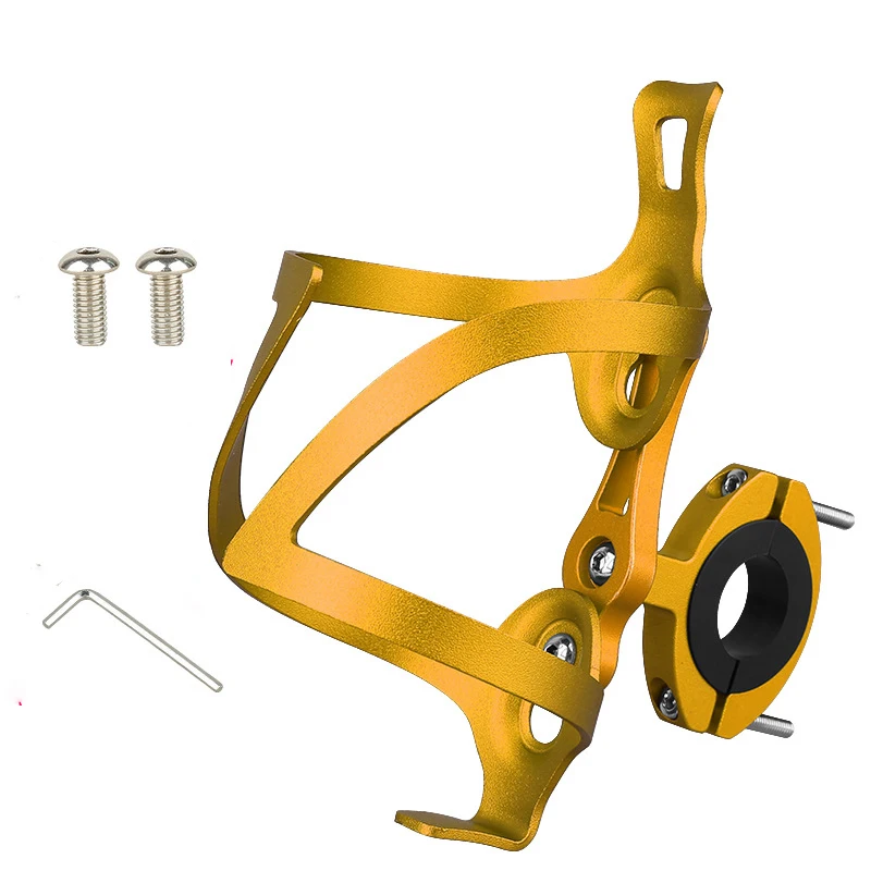 Cycling Bottle Cage Bicycle Cup Holder Aluminum Alloy One-piece Mountain Bike Water Cup Holder Riding Accessories Unilateral