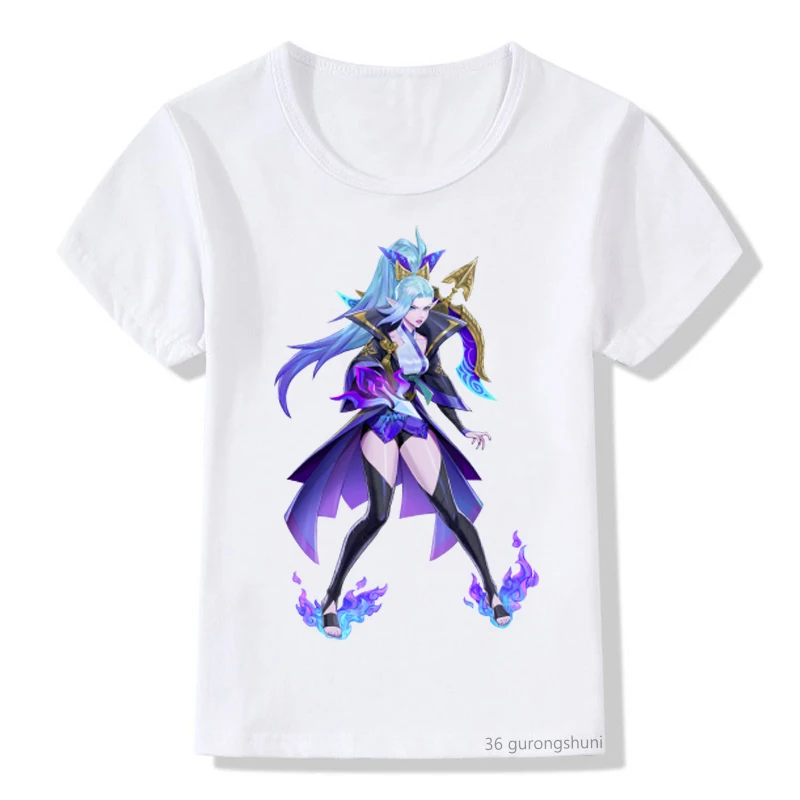 Новинка 2020 милая и интересная футболка летняя модная с рисунком аниме для