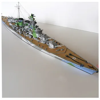 

1:400 Scale 3D Paper Model German H-39 Hindenburg Class Battleship Paper Model Diecast Warship Military Fan Manual DIY Toy Gifts