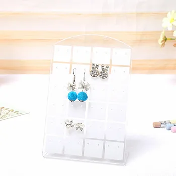 

Universal Protective Space Saving Earrings Display Stand 48 Holes 72 Holes Jewelry Showcase Ear Studs Storage Rack Holding Home