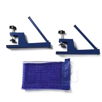 

Portable Table Tennis Net and Post Set Collapsible Pingpong Net Adjustable Post for Indoor Outdoor Training