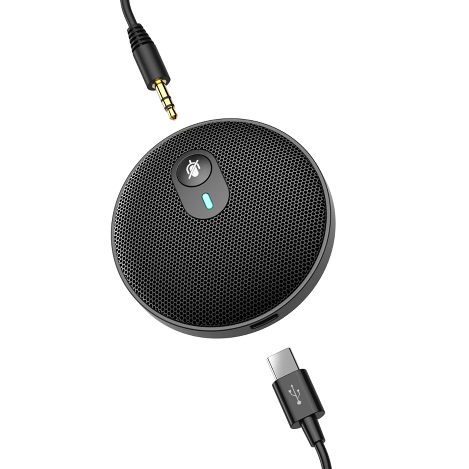USB Omni-directional Condenser Microphone for Meeting Business Conference Desktop Laptop PC Voice Chat Video Game Live Broadcast |