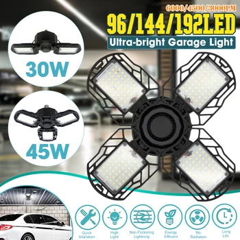 

Black Led Garage Light Lamps Industrial for The Garage Workshop Warehouse Garage Lighting High Bay Light for Garage Accessories