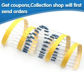 

100pcs 22 ohms 1/4W 22R Metal Film Resistor 22ohm 0.25W 1% ROHS