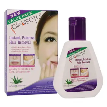 

125g Natural Aloe Hair Removal Essentials Cream Facial Beard Permanent Smooth Stop Hair Growth Inhibitor Paste Health Skin Care