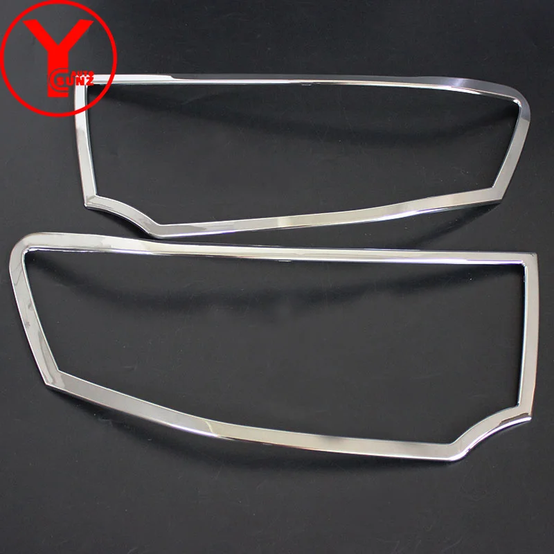 Головной светильник s крышка для mitsubishi montero sport pajero 2012 2013 2014 ABS хромированный