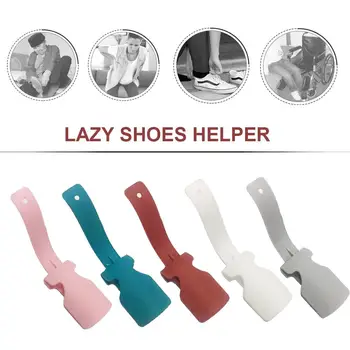 

2PCS Lazy Shoe Helper Unisex Handled Shoe Horn Easy On & Off Shoe Lifting Wear Shoe Helper Lifters