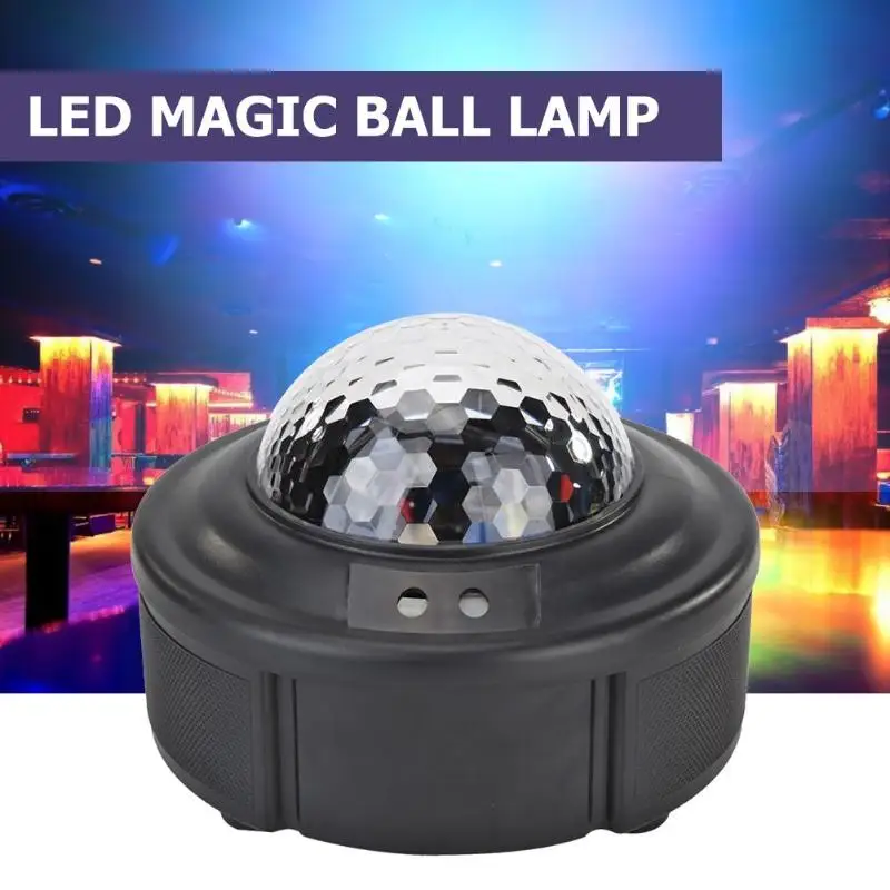 

LED Magic Ball Lamp Easy To Install 90 Type Voice Control Halloween Stage Effect Projector Light Rapid Heat Dissipation