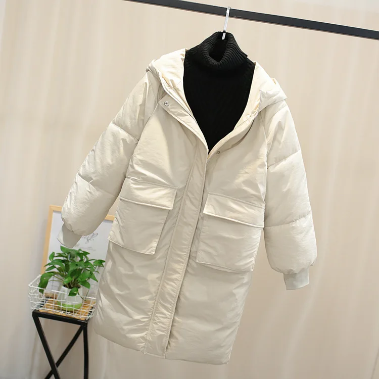 

Af4673 Winter New Style Korean-style Versatile Solid Color Large Pocket Cold Warmth Retention Material Clothes Cotton-padded Jac